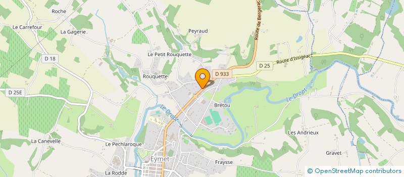 localisation de l'entreprise CHRISTINE MANIERE à EYMET