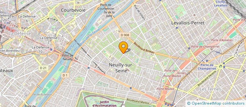 localisation de l'entreprise CHRISTINE MONGIN IMMOBILIER à NEUILLY-SUR-SEINE