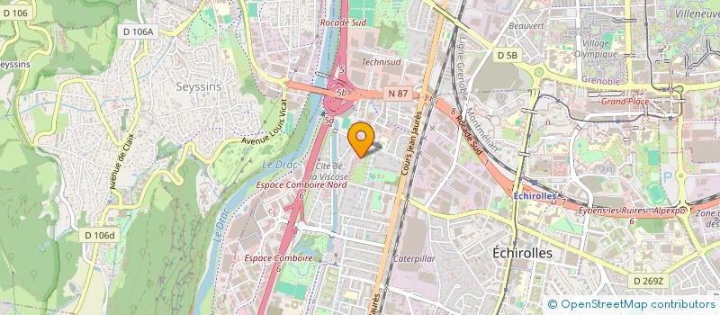 localisation de l'entreprise CHRISTINE PAGONIS COACHING ET FORMA(C)TION à ECHIROLLES