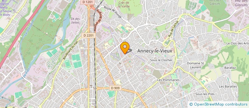 localisation de l'entreprise CHRISTINE PAULINE  ANNECY