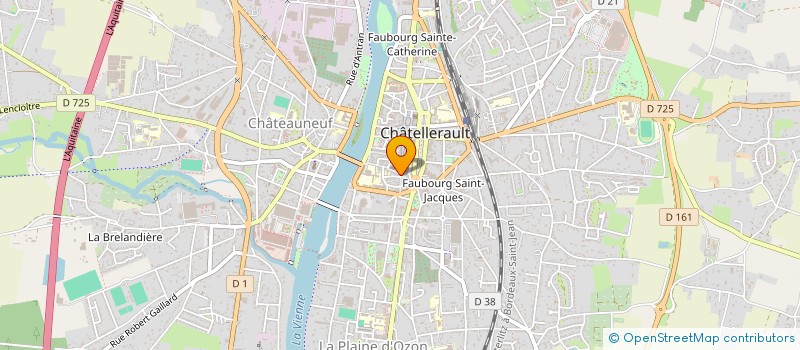 localisation de l'entreprise CHRISTINE'S  CHATELLERAULT