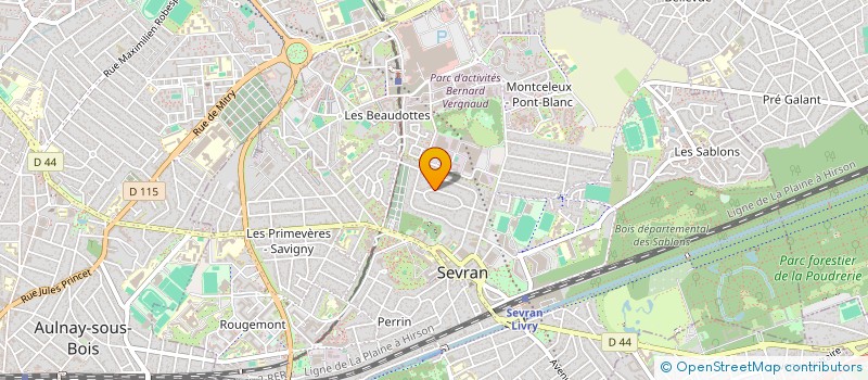 localisation de l'entreprise CHRISTINE SUPINSKI HOLDING à SEVRAN