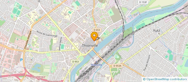 localisation de l'entreprise CHRISTINY PEDRONO DE PREVAL OSTEOPATHES à THIONVILLE