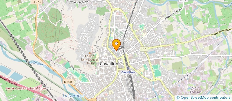 localisation de l'entreprise CHRISTMANN-CUCULI  CAVAILLON