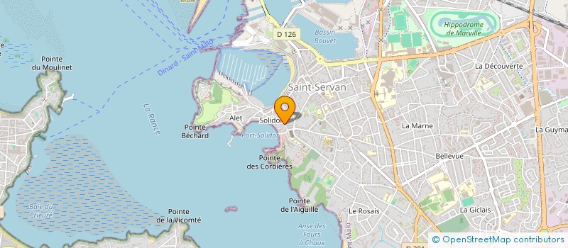 localisation de l'entreprise CHRISTO  SAINT-MALO