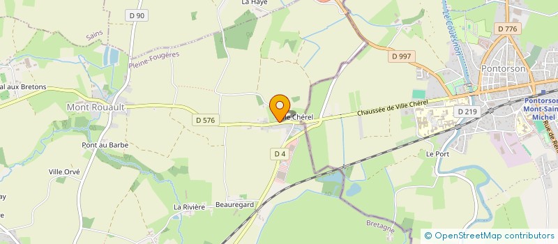 localisation de l'entreprise CHRISTO COUVERTURE ZINGUERIE  PLEINE-FOUGERES