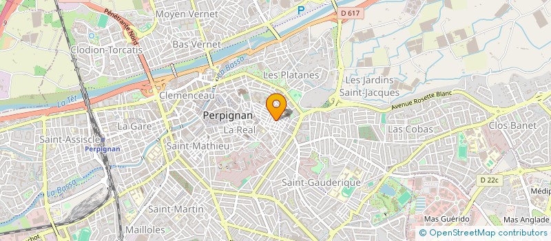 localisation de l'entreprise CHRISTOA  PERPIGNAN