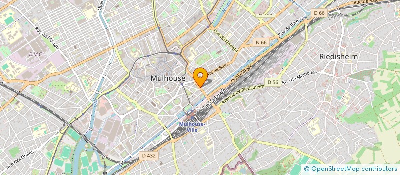 localisation de l'entreprise CHRISTOIMMO à MULHOUSE