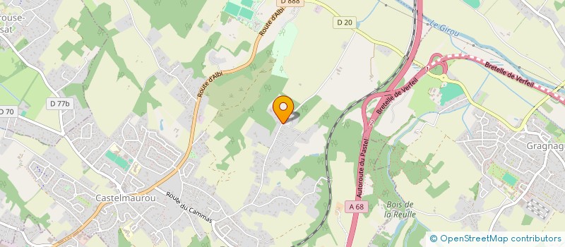 localisation de l'entreprise CHRISTOL HOTEL  CASTELMAUROU