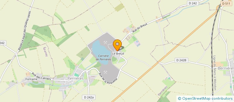 localisation de l'entreprise CHRISTOM  PERRIERES