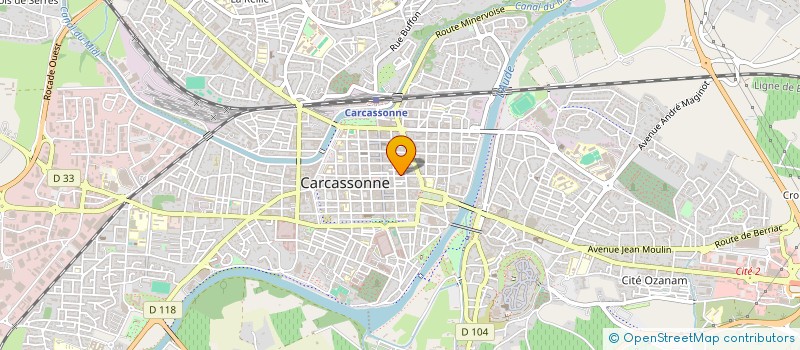 localisation de l'entreprise CHRISTOMARINE à CARCASSONNE