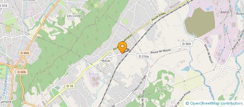 localisation de l'entreprise CHRISTON  SAINT-PRIVAT-DES-VIEUX