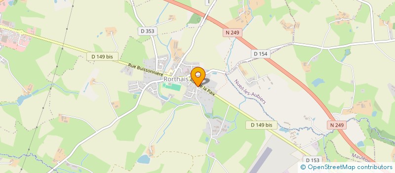 localisation de l'entreprise CHRISTONY  MAULEON