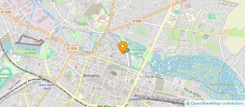 localisation de l'entreprise CHRISTOPHE à AMIENS