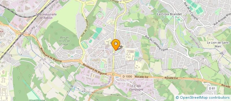 localisation de l'entreprise CHRISTOPHE à ANGOULEME