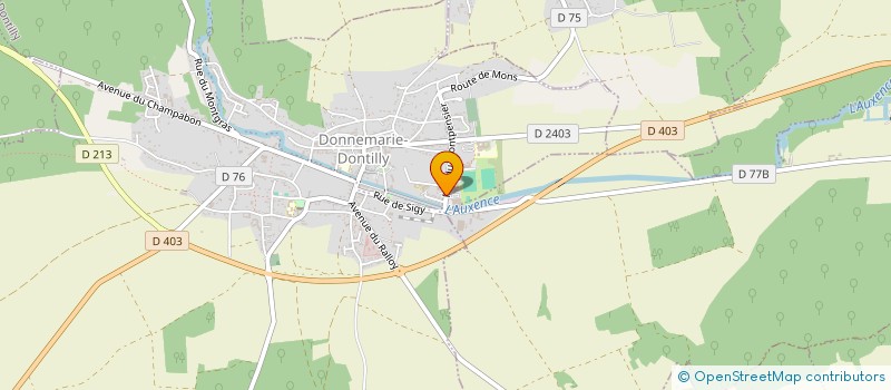 localisation de l'entreprise CHRISTOPHE à DONNEMARIE-DONTILLY