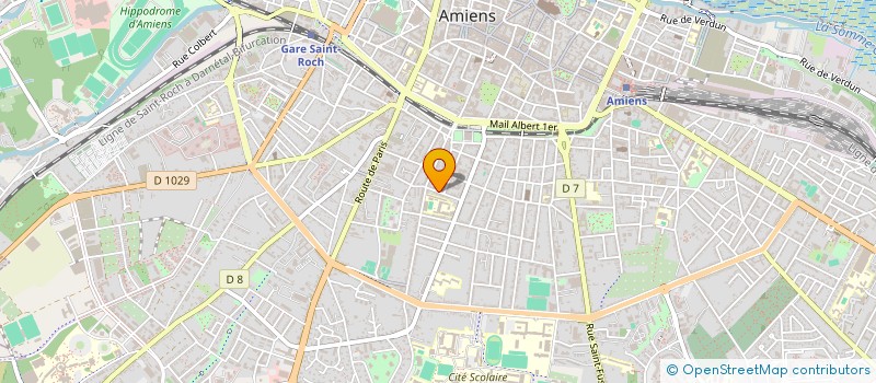 localisation de l'entreprise CHRISTOPHE à AMIENS