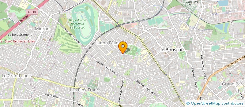 localisation de l'entreprise CHRISTOPHE ADAMS à LE BOUSCAT