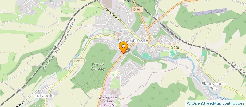 localisation de l'entreprise CHRISTOPHE AUTOS à POIX-DE-PICARDIE