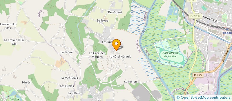 localisation de l'entreprise CHRISTOPHE BARRAIS à SAINT-JEAN-LA-POTERIE