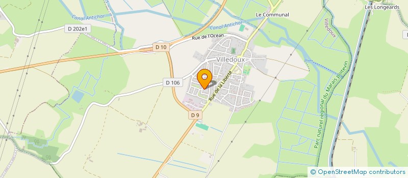 localisation de l'entreprise CHRISTOPHE BECHE  VILLEDOUX