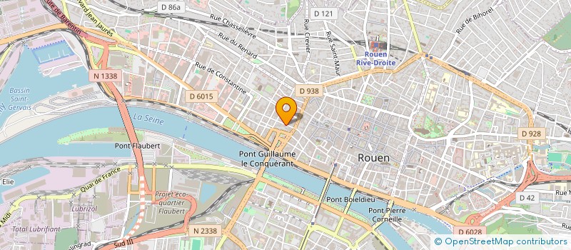 localisation de l'entreprise CHRISTOPHE BIDAUD ARCHITECTES à ROUEN