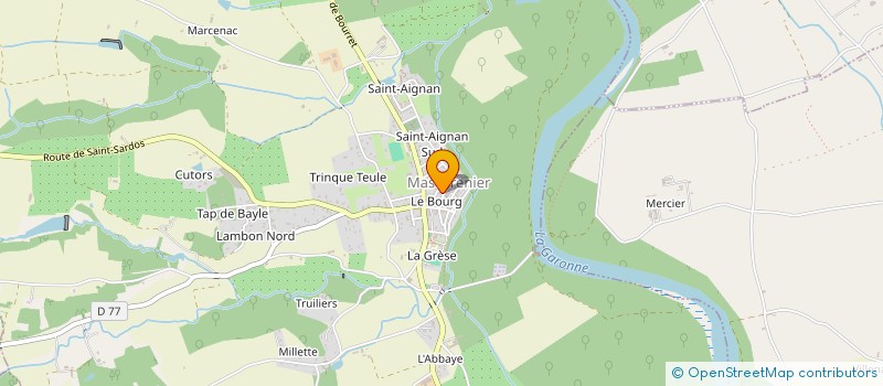 localisation de l'entreprise CHRISTOPHE BILHERAN  MAS-GRENIER