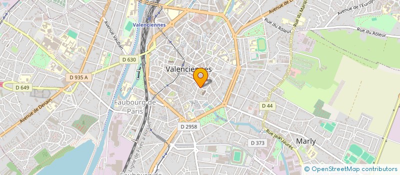 localisation de l'entreprise CHRISTOPHE BODART ET ANNE-KARINE MARECHALLE, NOTAIRES ASSOCIES à VALENCIENNES