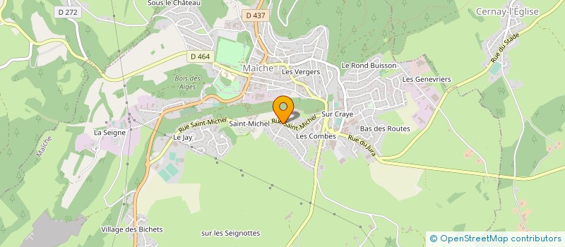 localisation de l'entreprise CHRISTOPHE BOISSENOT à MAICHE