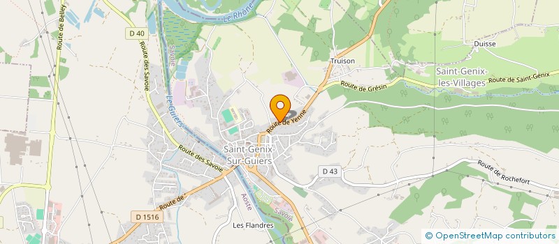 localisation de l'entreprise CHRISTOPHE BOUDIER  SAINT-GENIX-LES-VILLAGES