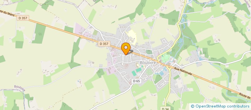localisation de l'entreprise CHRISTOPHE BOUET à BOULOIRE