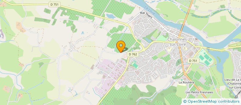 localisation de l'entreprise CHRISTOPHE BROUARD à CHALONNES-SUR-LOIRE