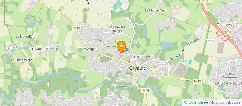 localisation de l'entreprise CHRISTOPHE BRUNO CONSULTING à ORVAULT