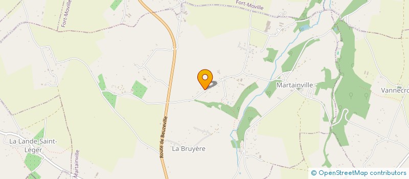 localisation de l'entreprise CHRISTOPHE BURE  MARTAINVILLE