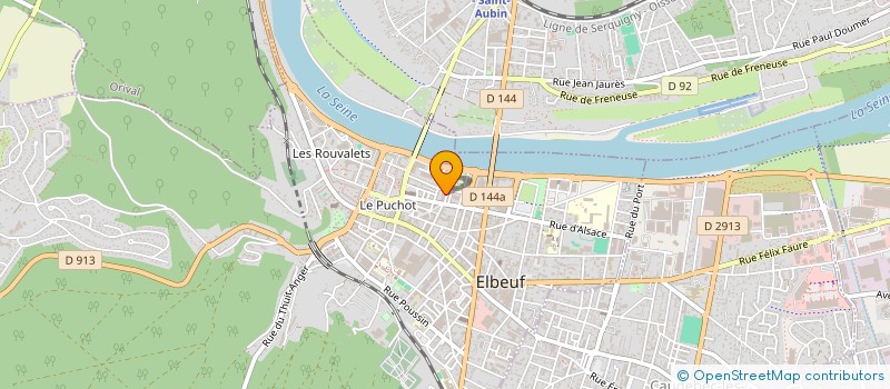 localisation de l'entreprise CHRISTOPHE CALLAT HOLDING  ELBEUF