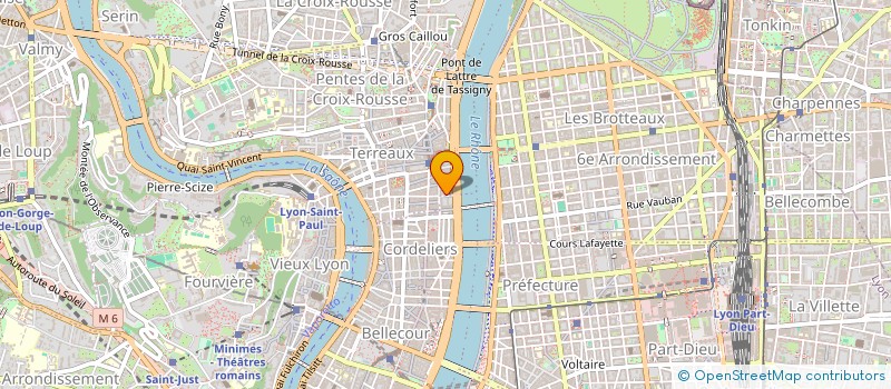 localisation de l'entreprise CHRISTOPHE CARRIER COMMUNICATION MARKETI à LYON