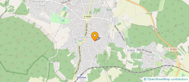 localisation de l'entreprise CHRISTOPHE CREVEL  CHAMBLY