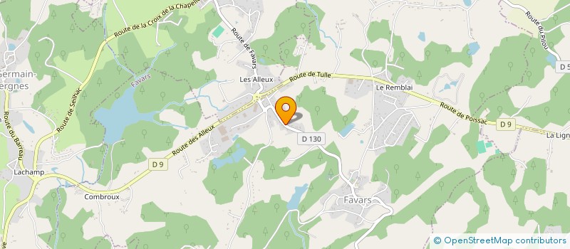 localisation de l'entreprise CHRISTOPHE CUEILLE  CHAMEYRAT