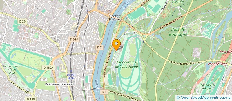 localisation de l'entreprise CHRISTOPHE DE QUENETAIN  PARIS