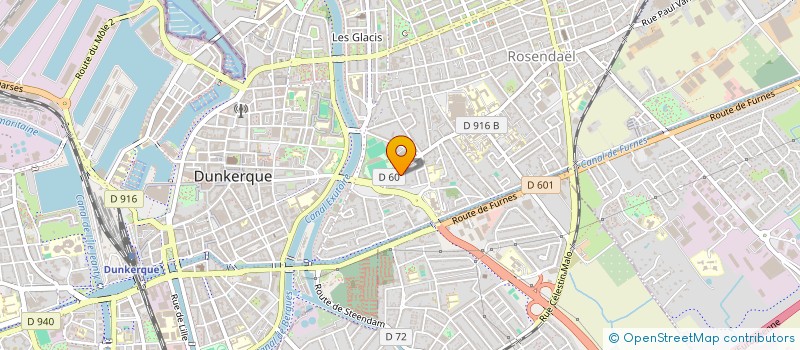 localisation de l'entreprise CHRISTOPHE DELBE à DUNKERQUE