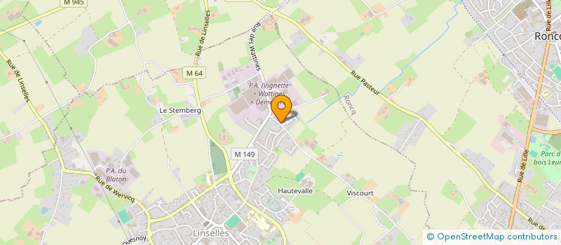 localisation de l'entreprise CHRISTOPHE DELVA à LINSELLES