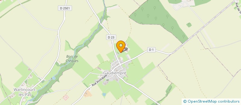 localisation de l'entreprise CHRISTOPHE DEPREZ IMMOBILIERE  GAUDIEMPRE