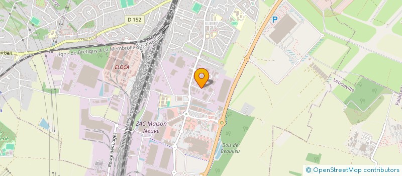 localisation de l'entreprise CHRISTOPHE DUPRAT à BRETIGNY-SUR-ORGE