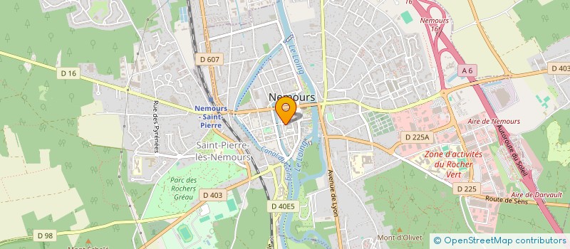 localisation de l'entreprise CHRISTOPHE ET DENIS VAILLOT ET COMPAGNIE  NEMOURS