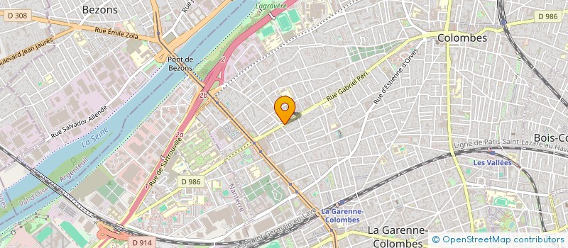 localisation de l'entreprise CHRISTOPHE ET PASCAL  COLOMBES
