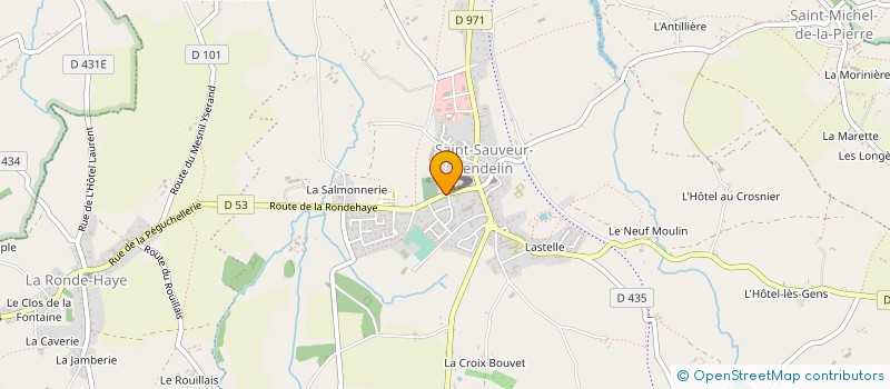 localisation de l'entreprise CHRISTOPHE ET TIPHAINE CORNILLE-ORVAIN NOTAIRES ASSOCIES D'UNE SOCIETE CIVILE PROFESSIONNELLE TITULAIRE D'UN OFFICE NO  SAINT-SAUVEUR-VILLAGES