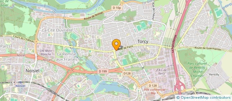 localisation de l'entreprise CHRISTOPHE FERMETURES à TORCY