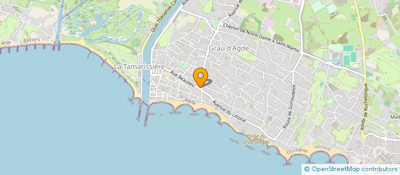 localisation de l'entreprise CHRISTOPHE FLORIAN DARBOS SECURITE 34  AGDE