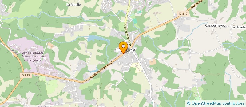 localisation de l'entreprise CHRISTOPHE FROMAGER 2  SAINT-MARTIN-DE-SEIGNANX