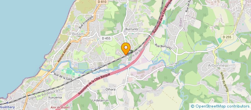 localisation de l'entreprise CHRISTOPHE GARCIA  BIDART